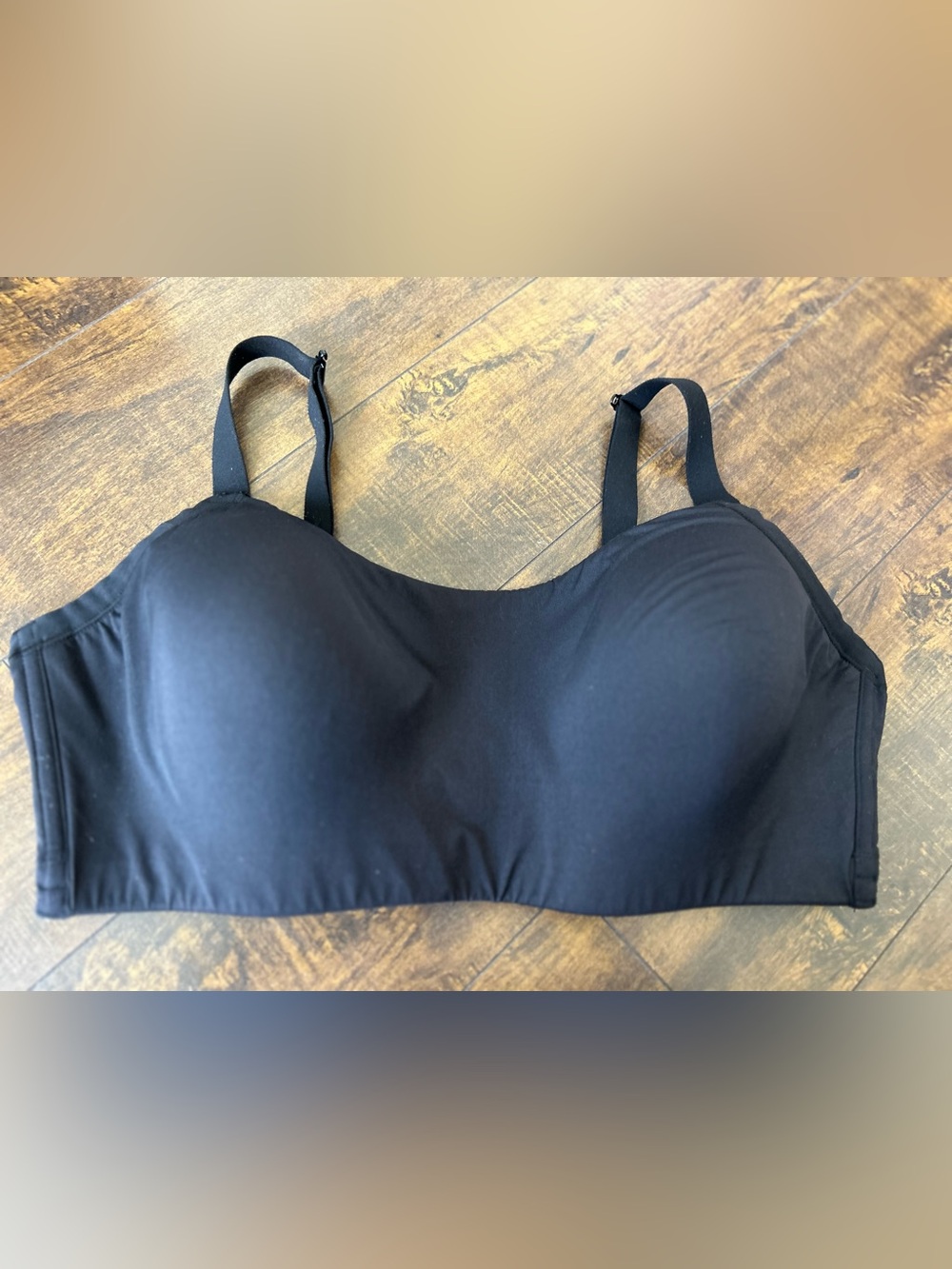 knix Black Wireless Strapless-to-Strap Bandeau Bra